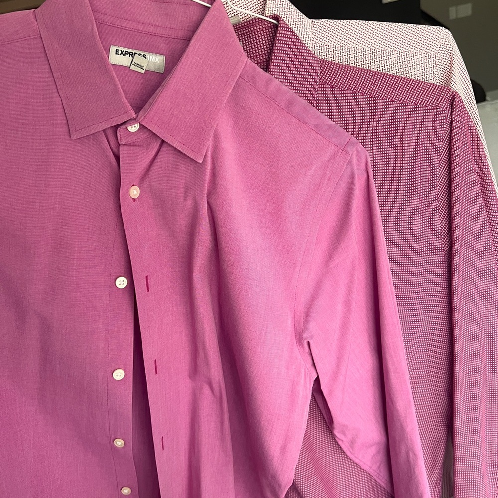 Lot of men’s Express fitted 1MX shirts